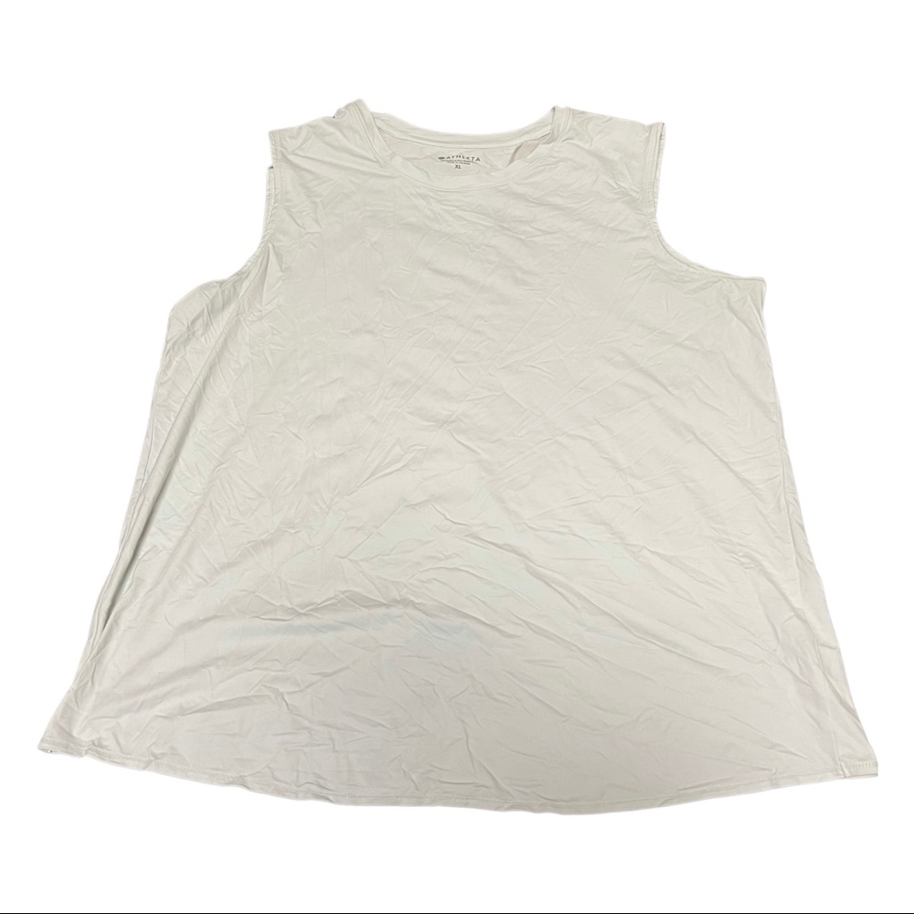 Athleta light blue split back tank